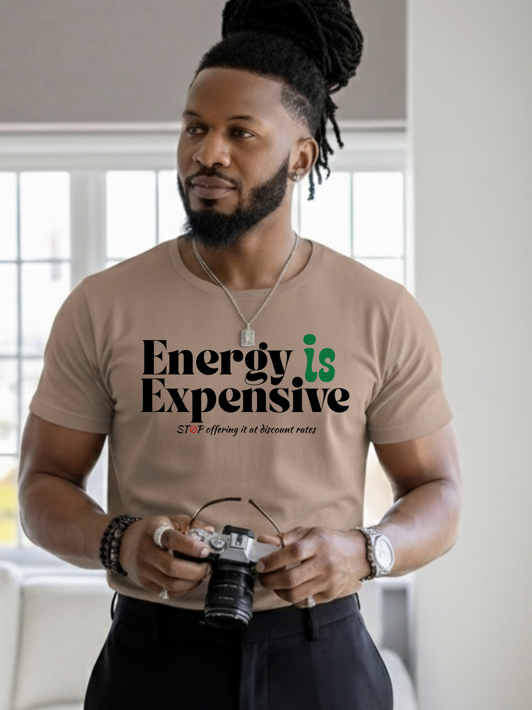 Energy is Expensive Bold Unisex t-shirt